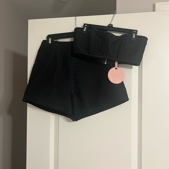 Alexis Black High Waist Women's Shorts - Picture 6 of 6